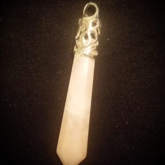 NEW! Lot of Six (6) Quartz & Various Crystals Pendulum Pendants! - Picture 12 of 16